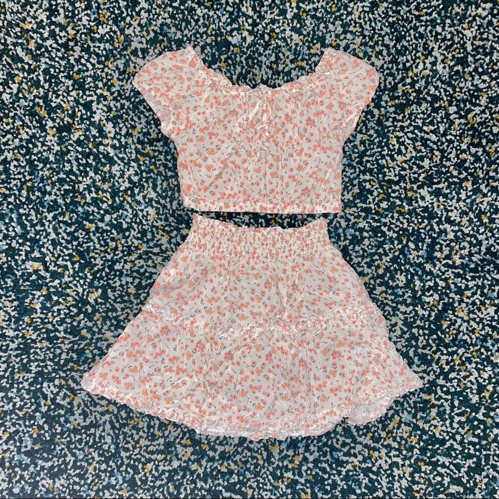 2 piece Skirt and Shirt set